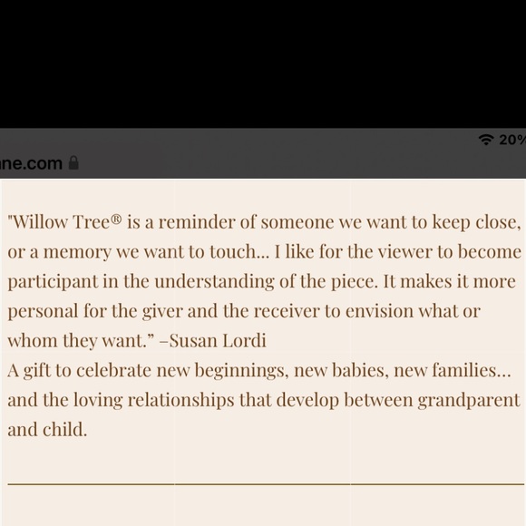 WILLOW TREE AUTHENTIC ‘GRANDMOTHER’ NATURAL COLOR HAND-PAINTED STYLE FIGURINE - Picture 12 of 12